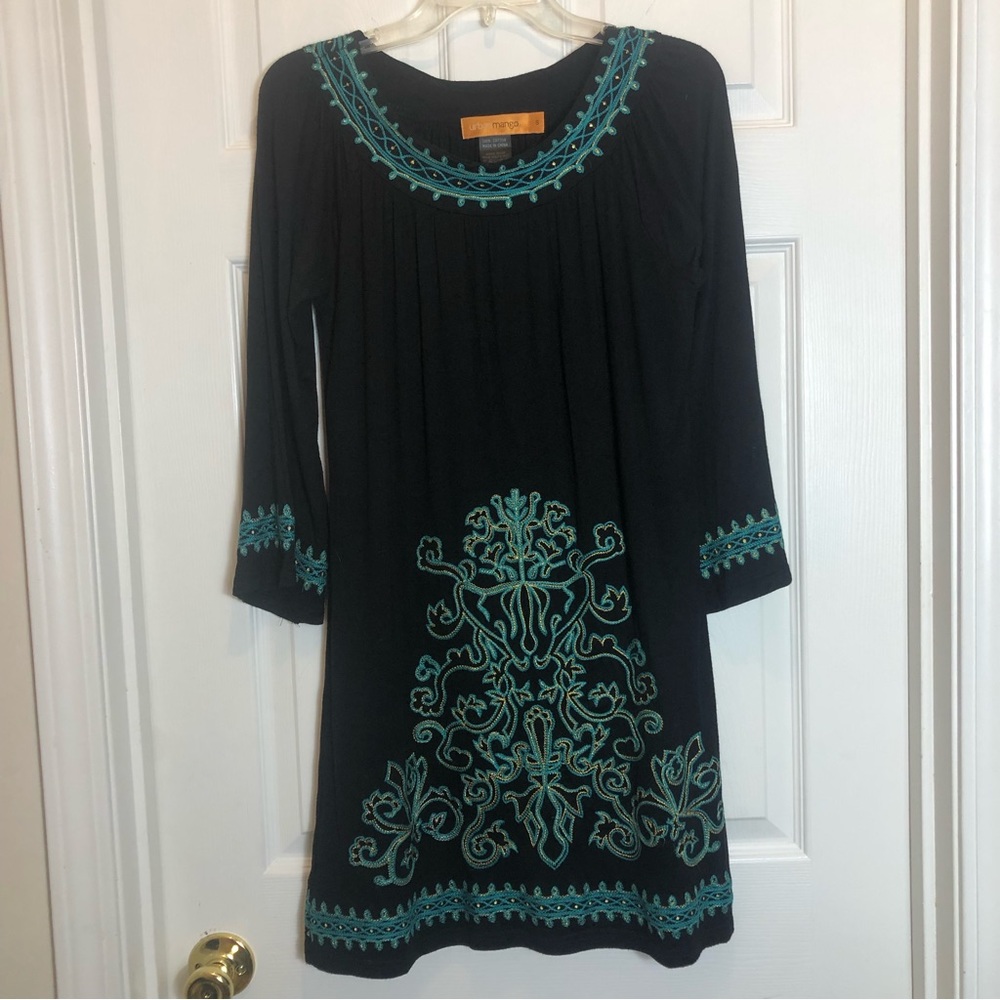 Urban Mango Embroidered Dress. Size S
